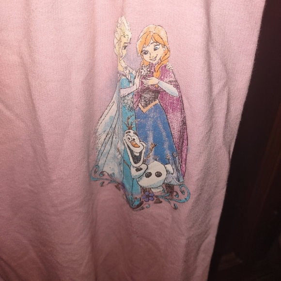 Disney Frozen Pink XL Sweatpants for Kids - Picture 3 of 8